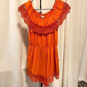 Coral Romper (MEDIUM)